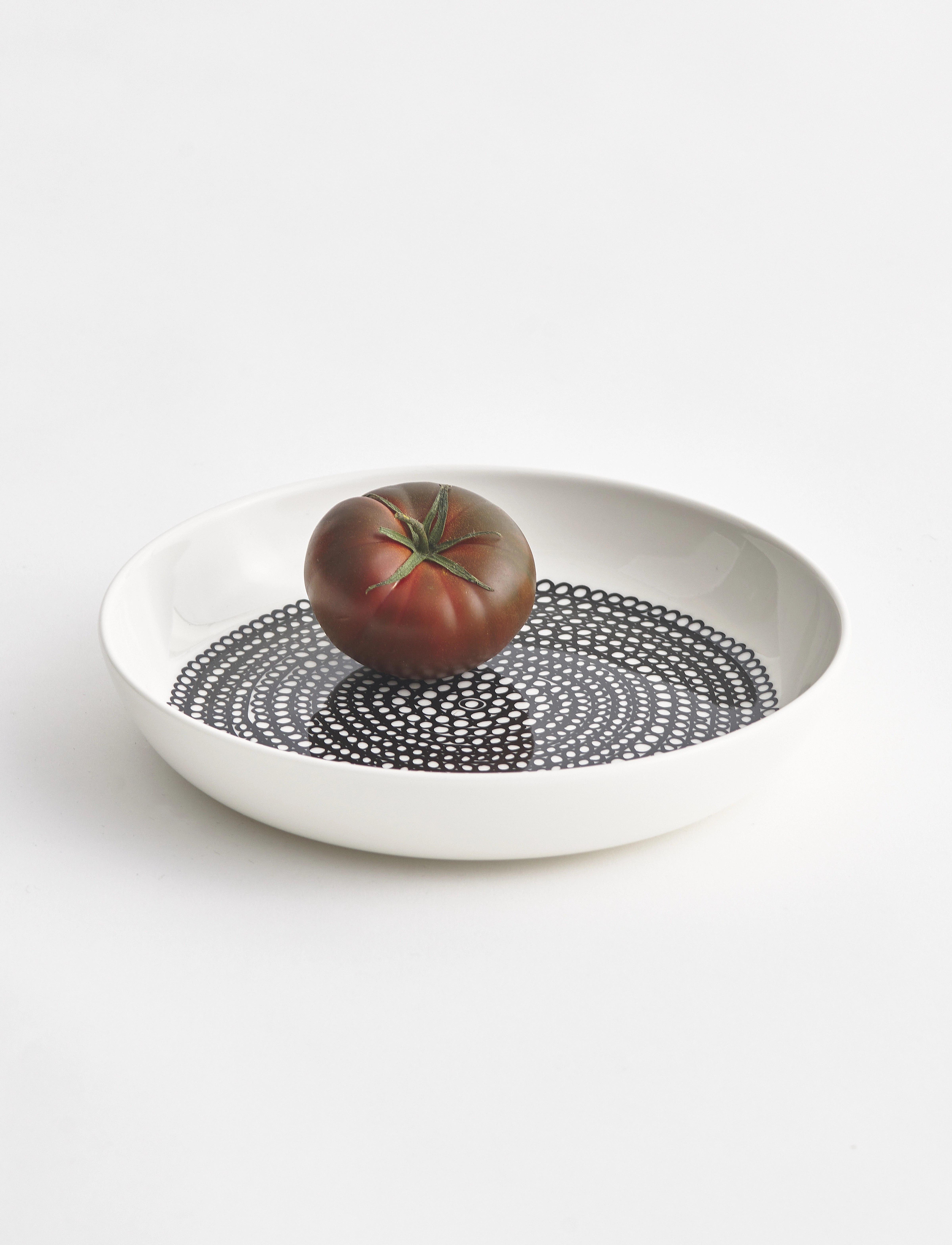 Marimekko Home - SIIRTOLAPUUT. PLATE 20,5 CM - frühstücksteller - white, black - 0