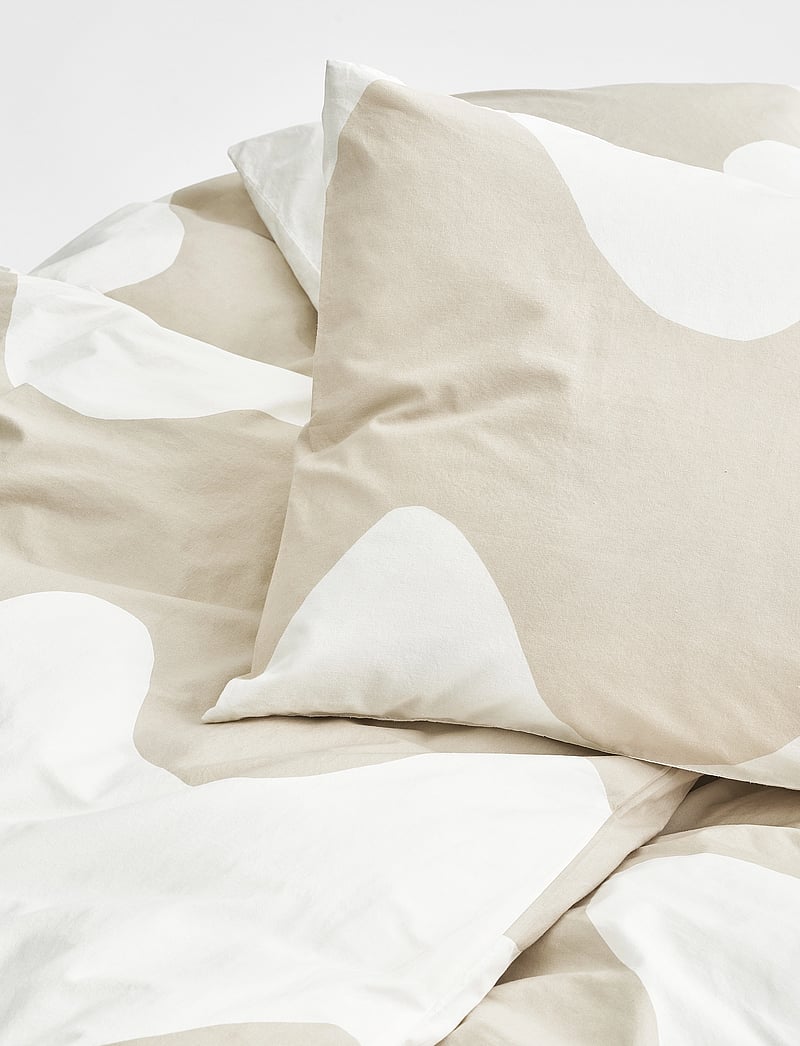 Marimekko Home - LOKKI DUVET COVER - påslakan - white, beige - 0