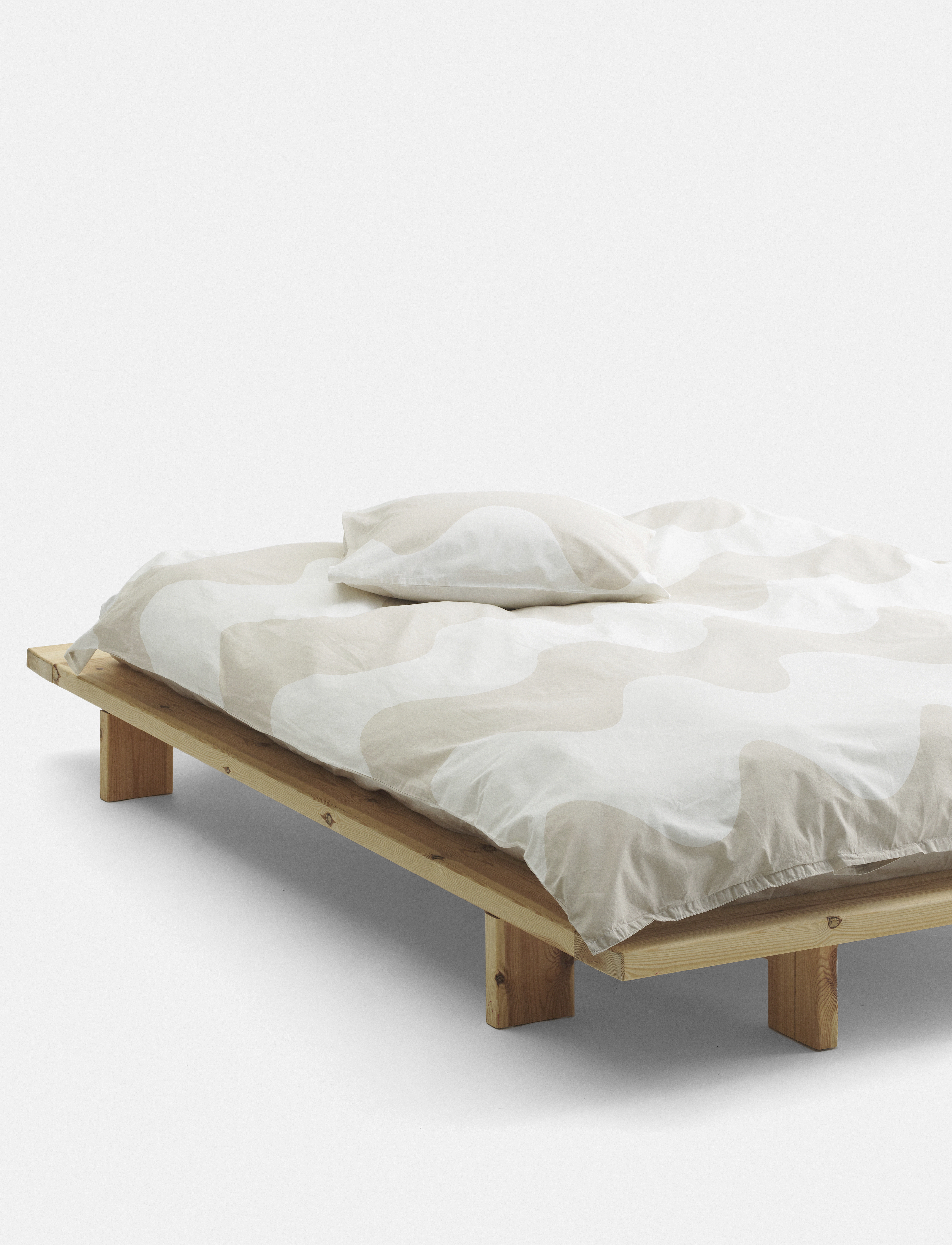 Marimekko Home - LOKKI DUVET COVER - pussilakanat - white, beige - 2