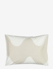 Marimekko Home - LOKKI PILLOW CASE - laveste priser - white, beige - 0
