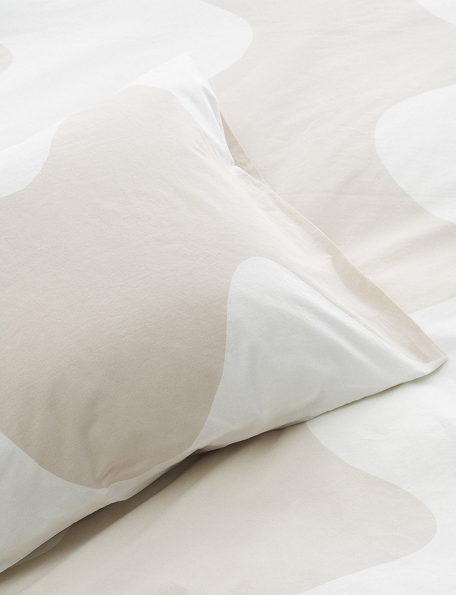 Marimekko Home - LOKKI PC 50X70/75 CM - kopfkissenbezüge - white, beige - 0