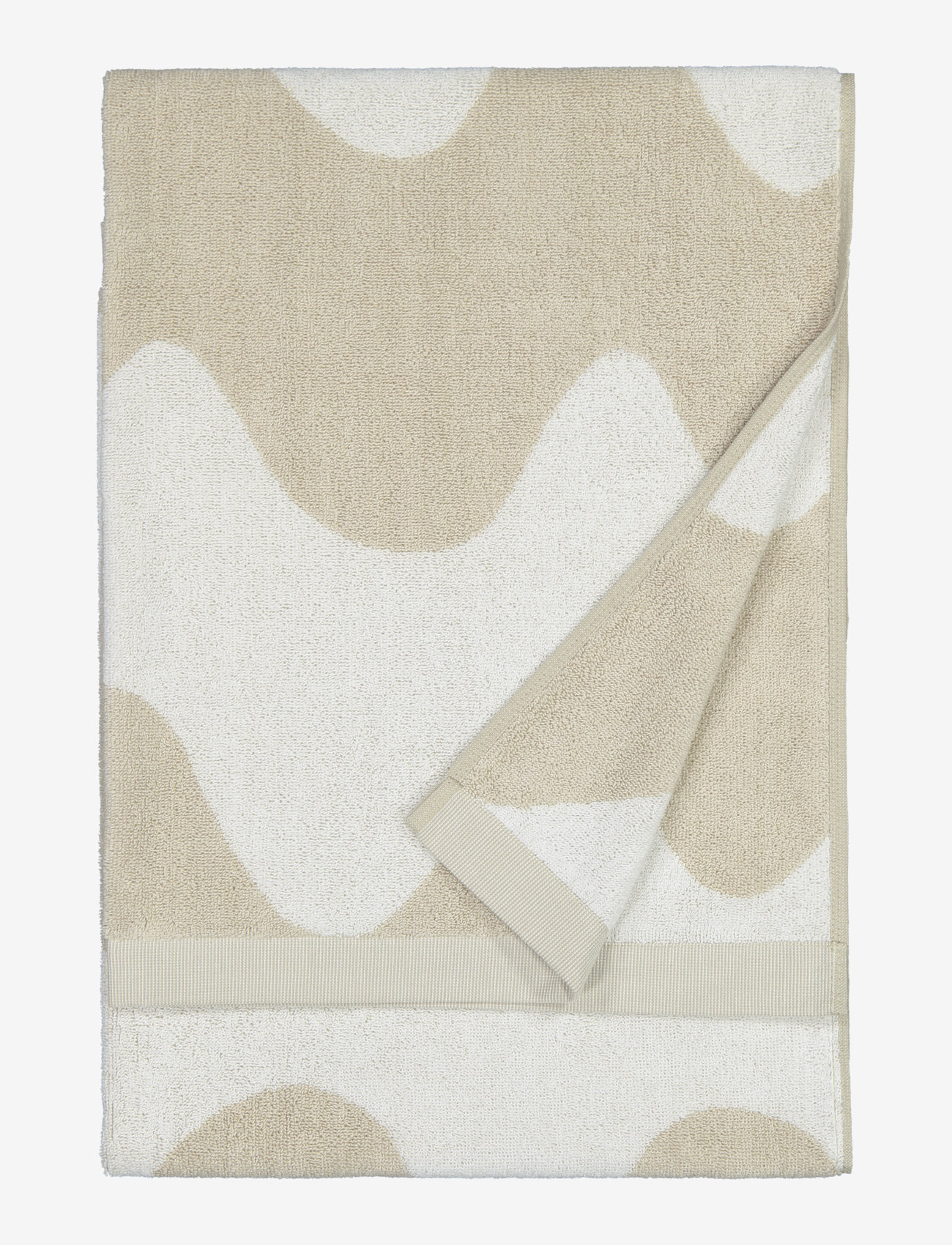 Marimekko Home - LOKKI BATH TOWEL - sommarfynd - beige, white - 0