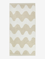 Marimekko Home - LOKKI BATH TOWEL - laveste priser - beige, white - 1