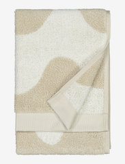 LOKKI GUEST TOWEL - BEIGE, WHITE