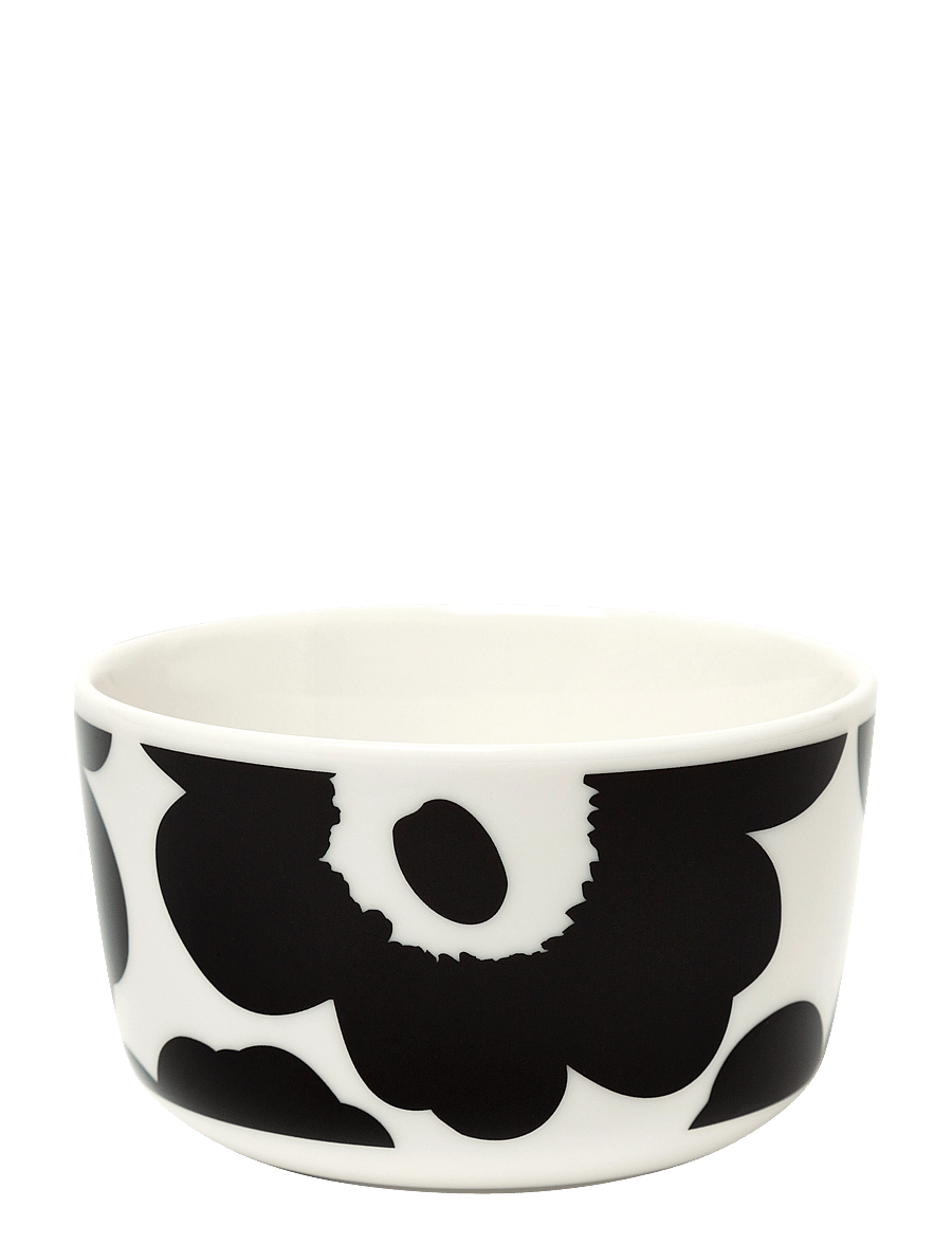 Marimekko Home - UNIKKO BOWL 2,5 DL - madalaimad hinnad - white, black - 0
