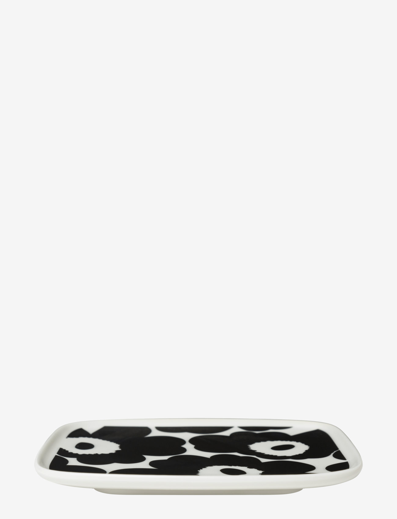 Marimekko Home - UNIKKO PLATE - frühstücksteller - white, black - 2
