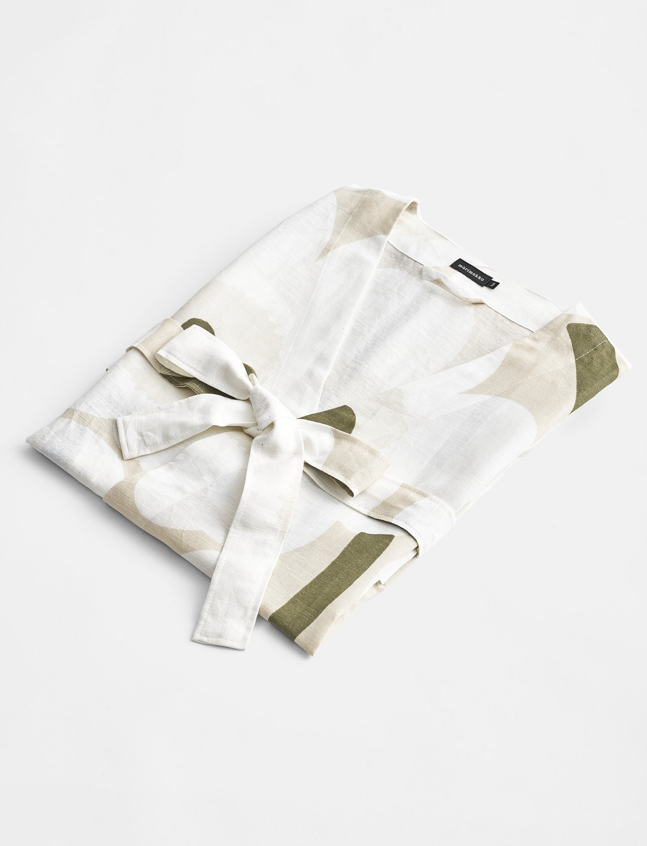 Marimekko Home - UNIKKO MORNING GOWN - vannitoa tekstiilid - beige, white, green - 1