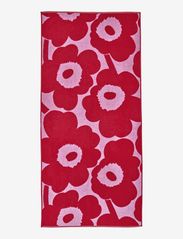Marimekko Home - UNIKKO BATH TOWEL 70X150 CM - laveste priser - pink/red - 1