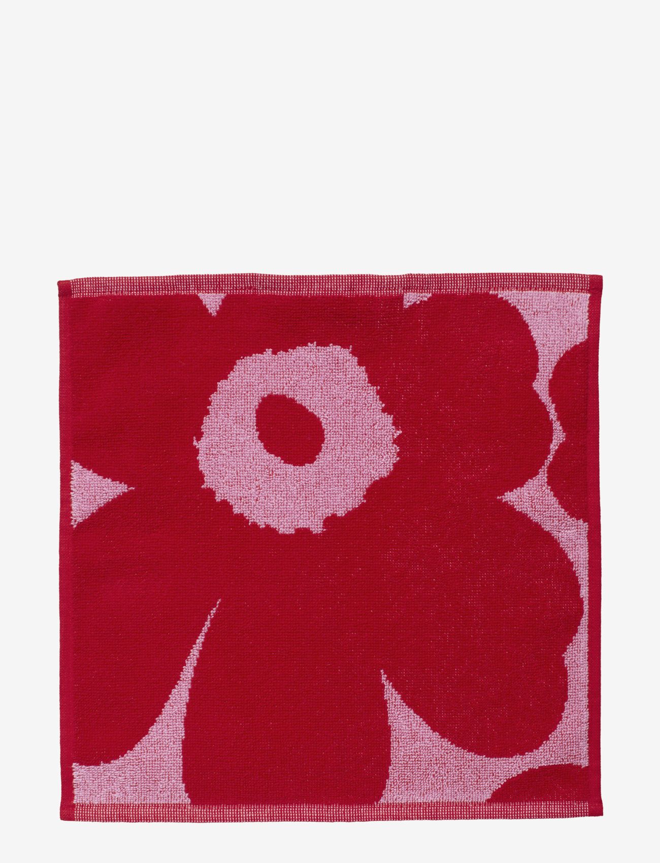 Marimekko Home - UNIKKO MINI TOWEL 30X30 CM - laagste prijzen - pink/red - 0