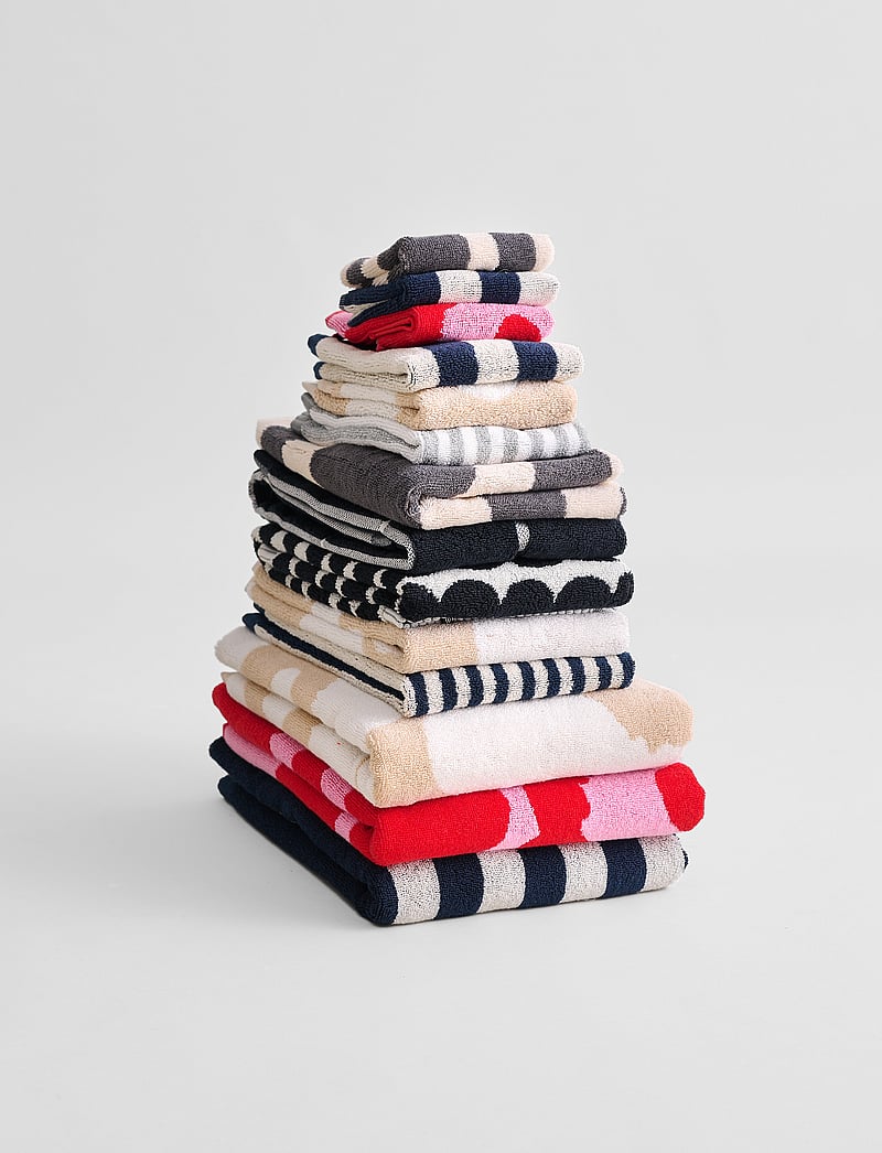 Marimekko Home - UNIKKO MINI TOWEL 30X30 CM - ansiktshanddukar - pink/red - 1