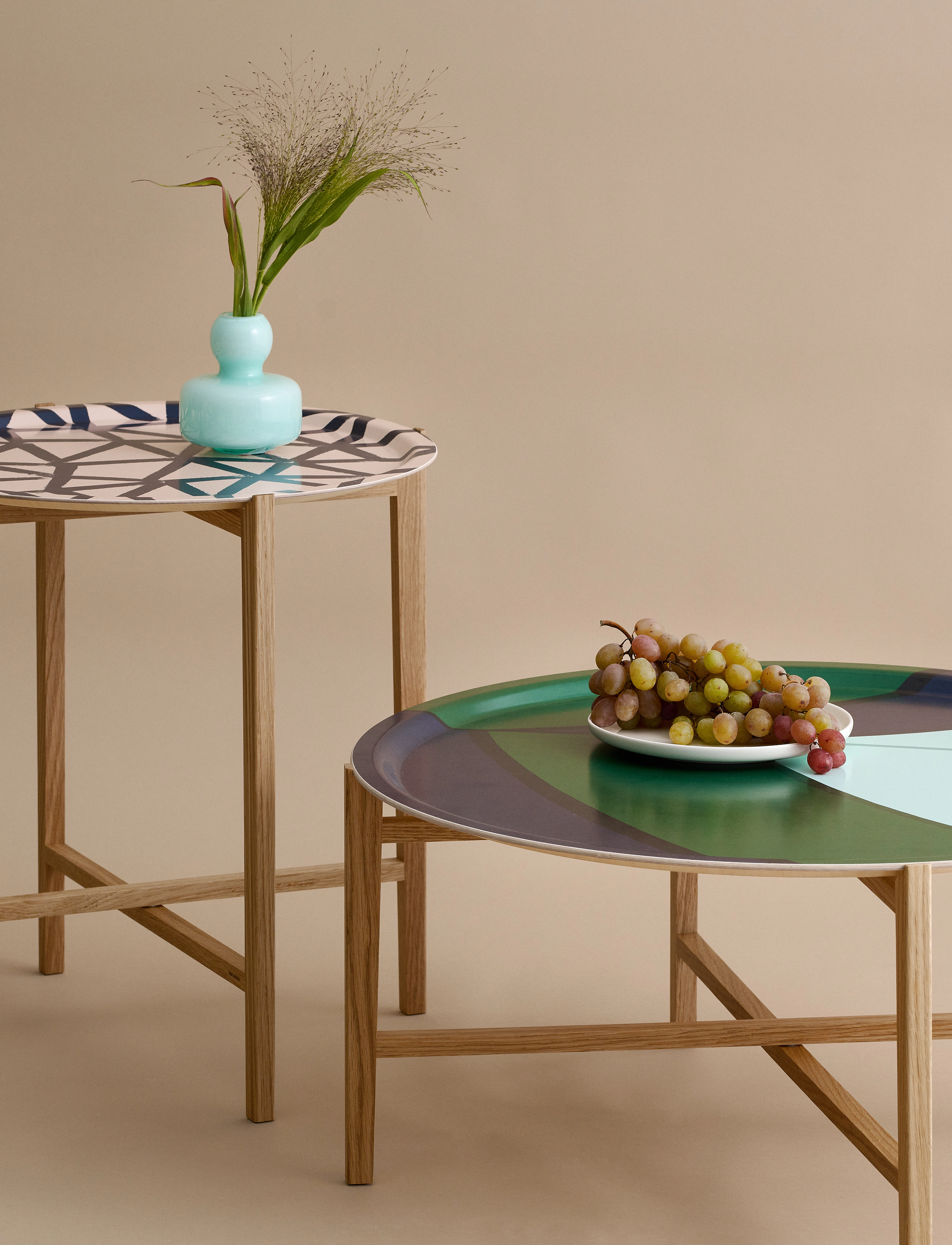 Marimekko Home Tray Stand, One Size, Furniture, Braun - Tables, Homeware