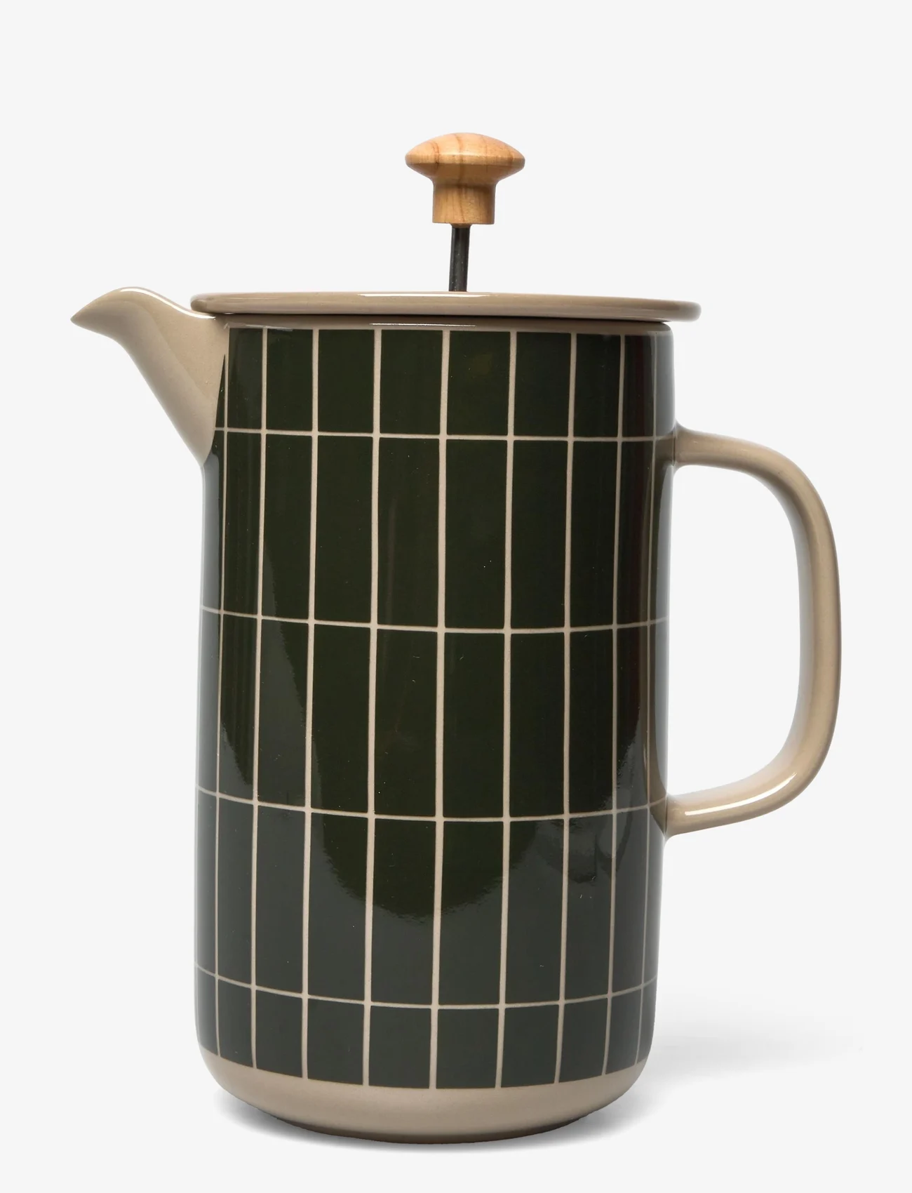 Marimekko Home - TIILISKIVI COFFEE PRESS - kohvipressid - terra,dark green - 0