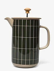 Marimekko Home - TIILISKIVI COFFEE PRESS - stempelkander - terra,dark green - 0