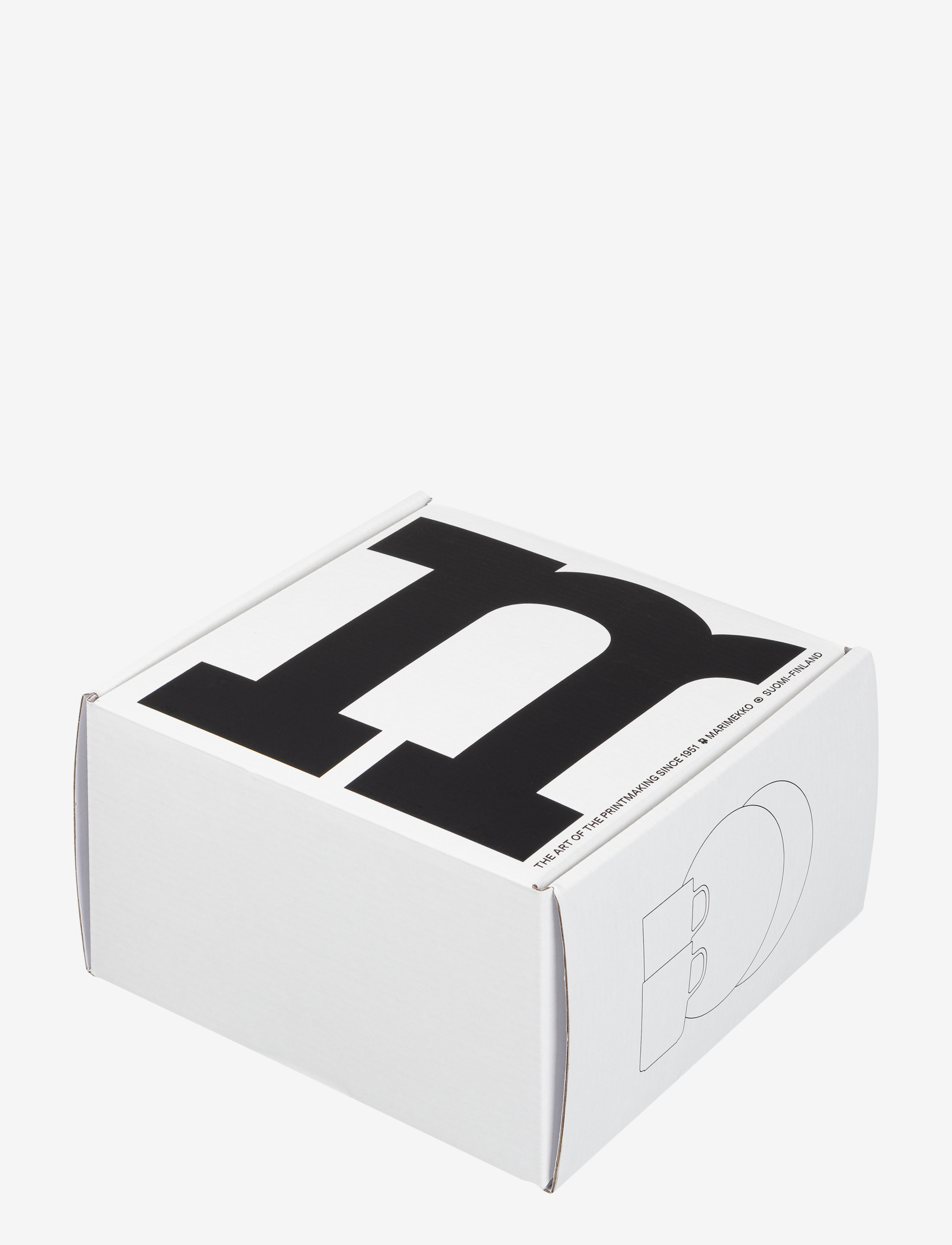 Marimekko Home - UNIKKO BREAKFAST SET 2PCS M+P - kahvikupit - white,black - 1