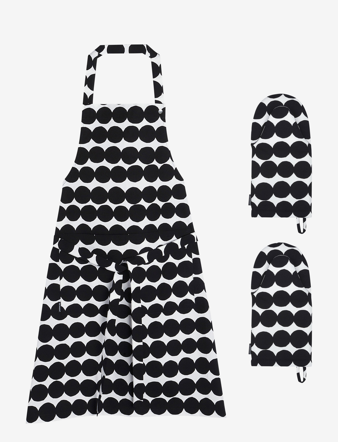 Marimekko Home - RÄSYMATTO KITCHEN TEXTILE SET - shop by price - white, black - 0