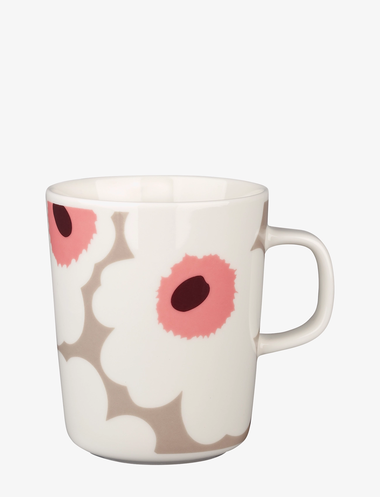 Marimekko Home UNIKKO MUG 2,5 DL - Presenter - WHITE,CLAY,POWDER,DARK WINE / multi