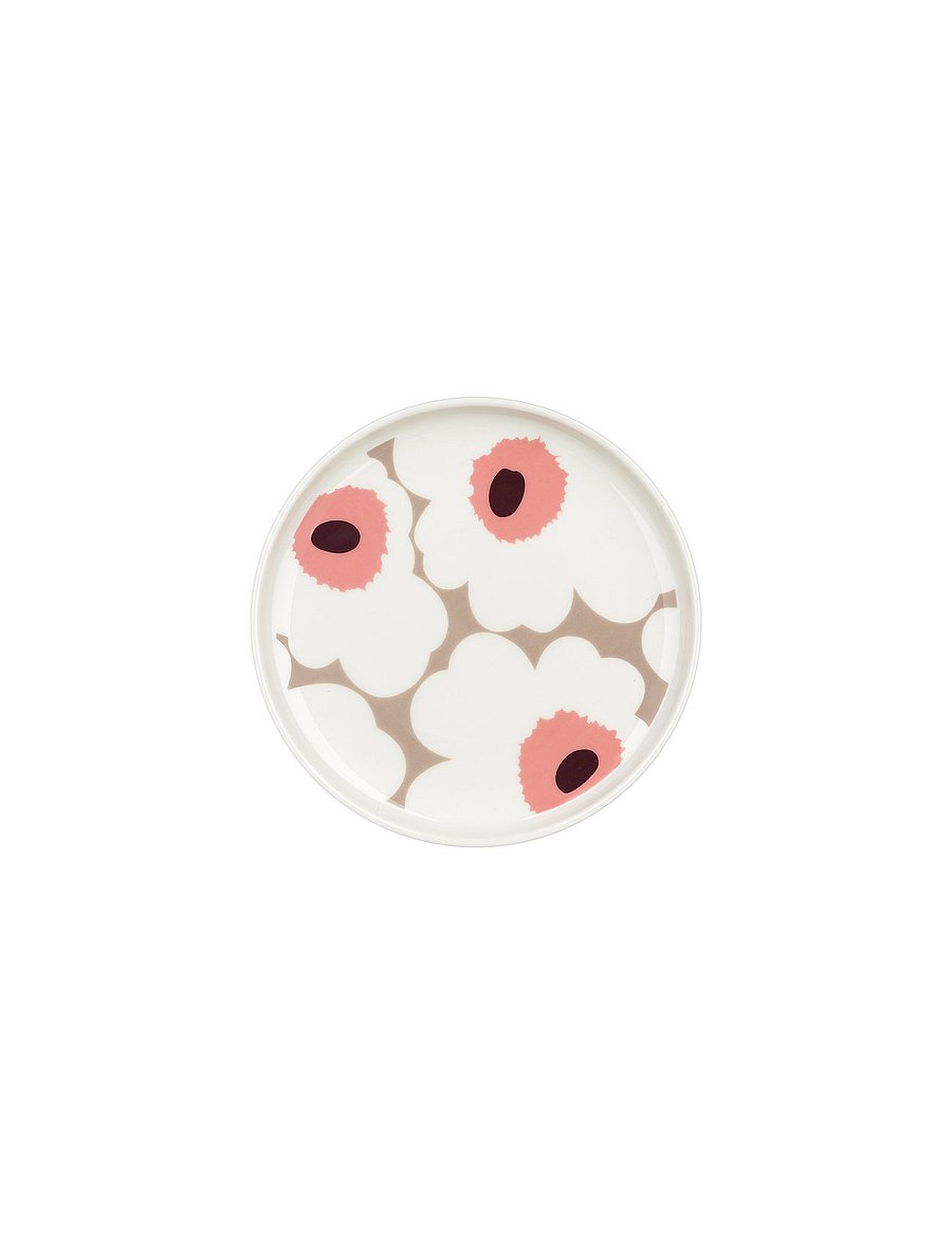 Marimekko Home - UNIKKO PLATE 13,5 CM - frühstücksteller - white,clay,powder,dark wine - 0
