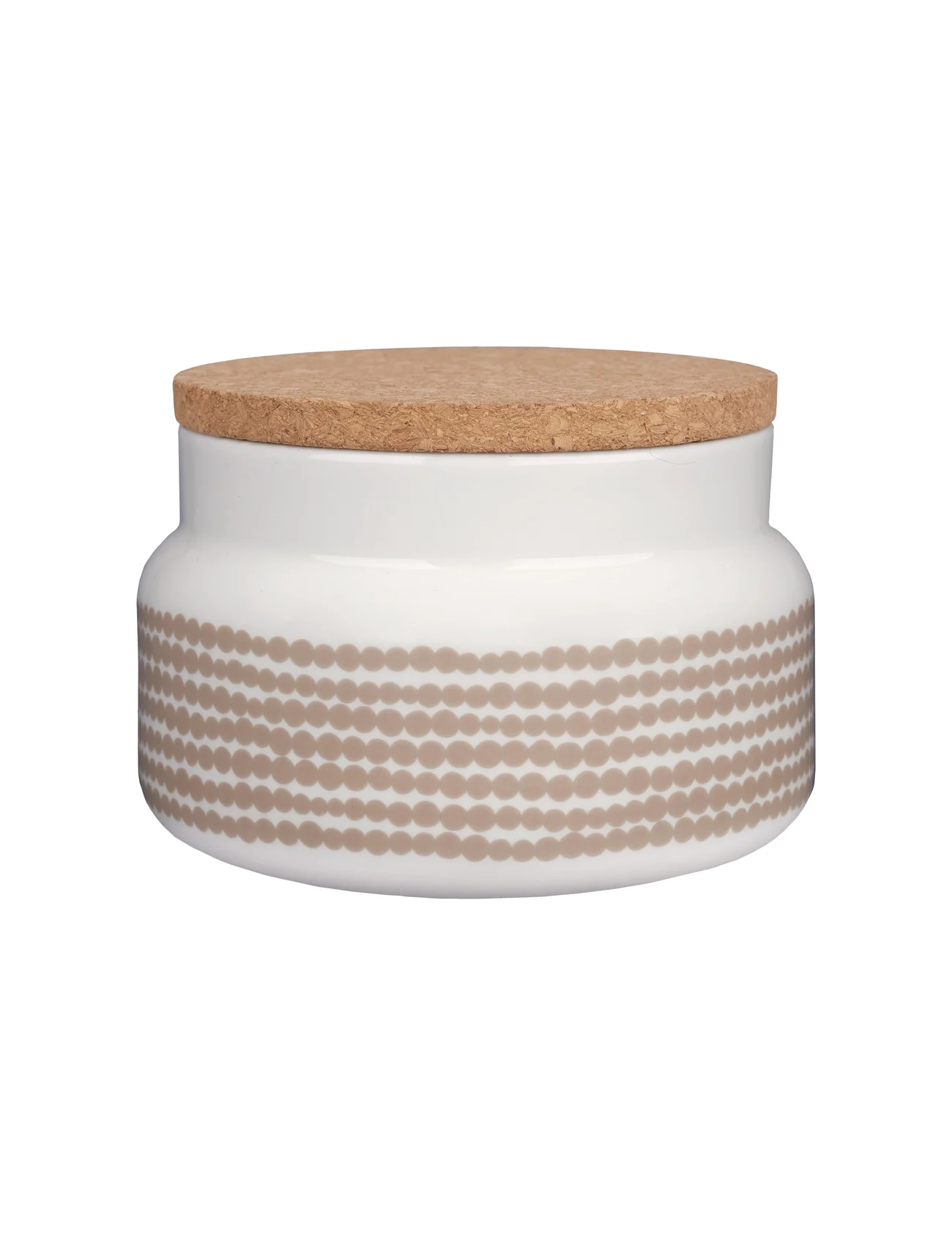 Marimekko Home - SIIRTOLAPUUTARHA JAR 0,7L - kitchen jars - white, clay - 0