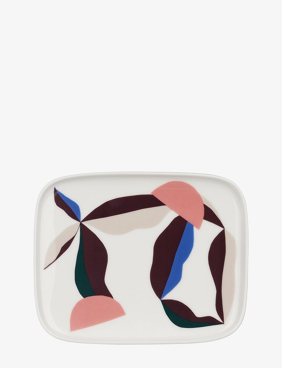 Marimekko Home - BERRY PLATE 15X12 CM - white,blue,powder,dark wine - 0