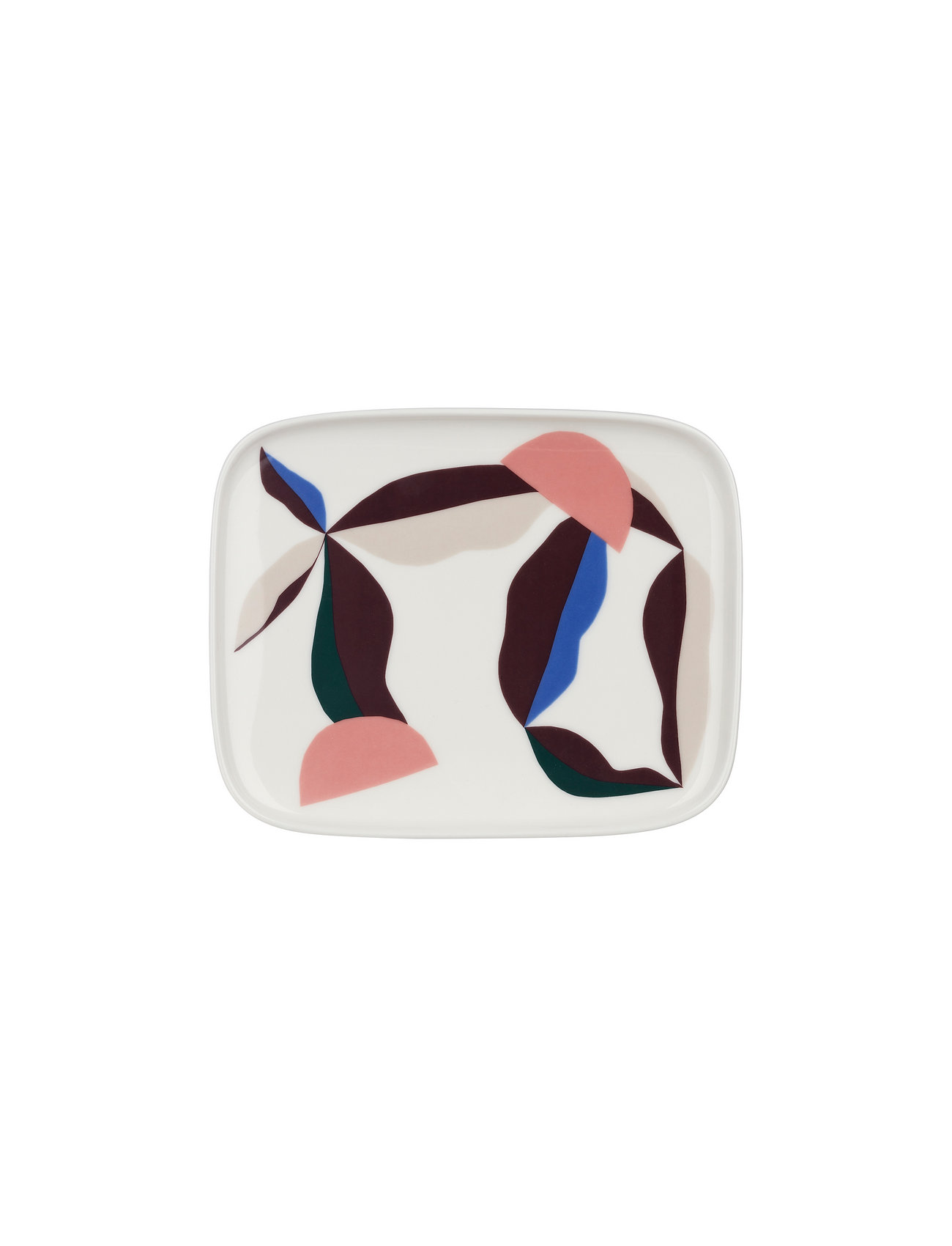 Marimekko Home - BERRY PLATE 15X12 CM - white,blue,powder,dark wine - 2