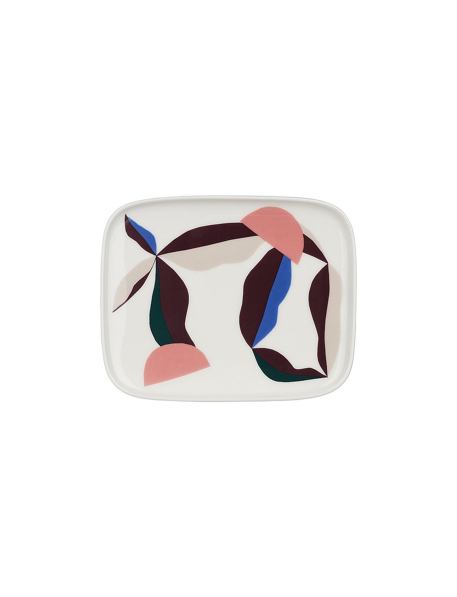 Marimekko Home - BERRY PLATE 15X12 CM - white,blue,powder,dark wine - 2