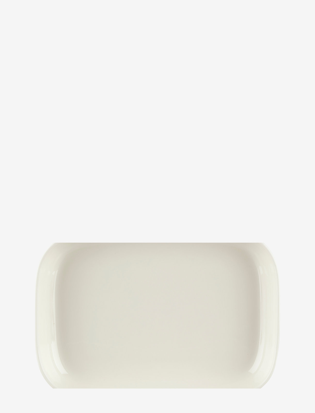 Marimekko Home - SIIRTOL. SERVING DISH 18X25CM - serveringsfade - white, clay - 1