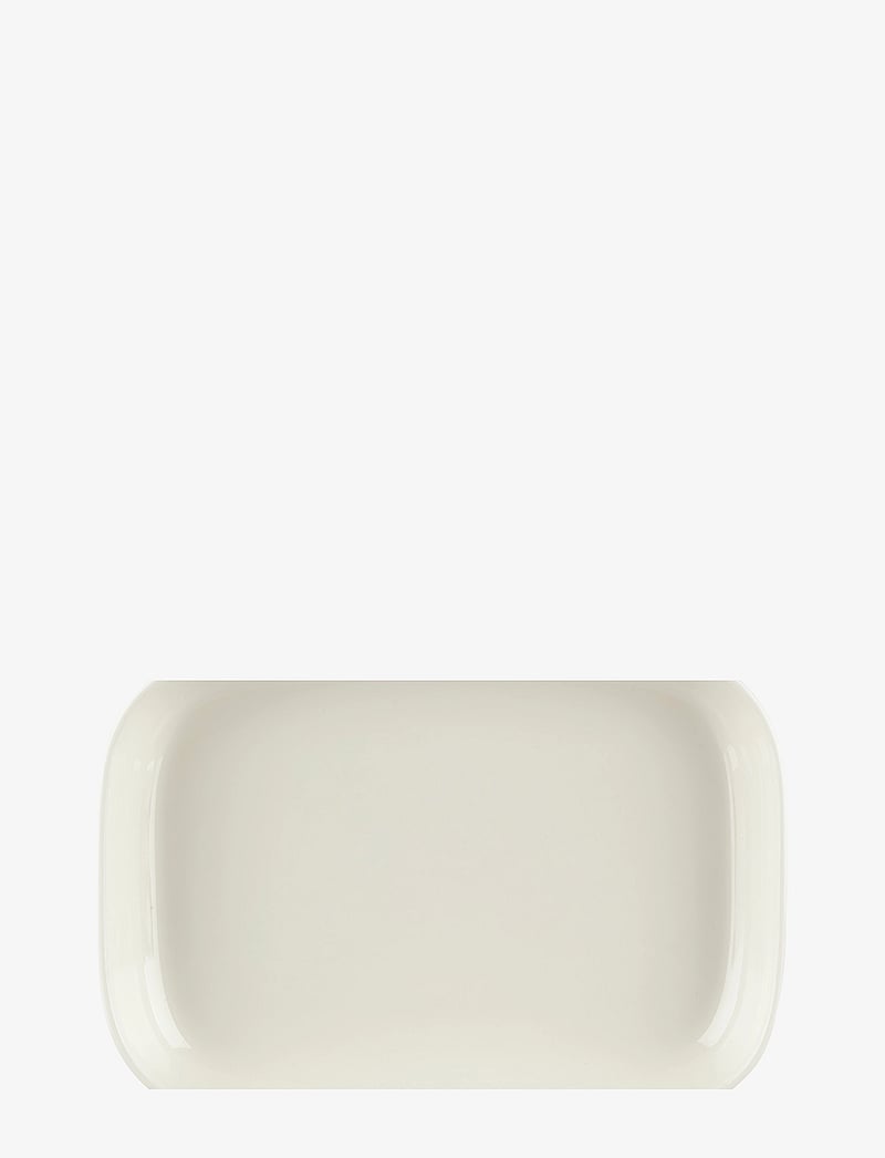 Marimekko Home - SIIRTOL. SERVING DISH 18X25CM - osta hinna alusel - white, clay - 0
