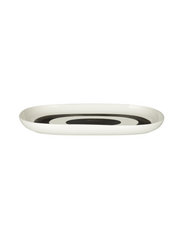 Marimekko Home - MELOONI PLATTER 23X32CM - serving platters - white, black - 3
