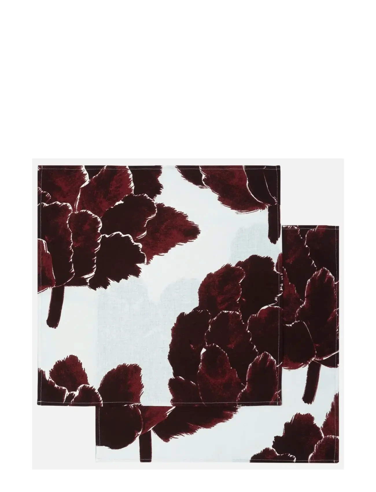 Marimekko Home Napkin 43X43Cm 2Pcs, 43X 43 cm, Dining & Table Accessories, Braun - Rings Holders, Homeware
