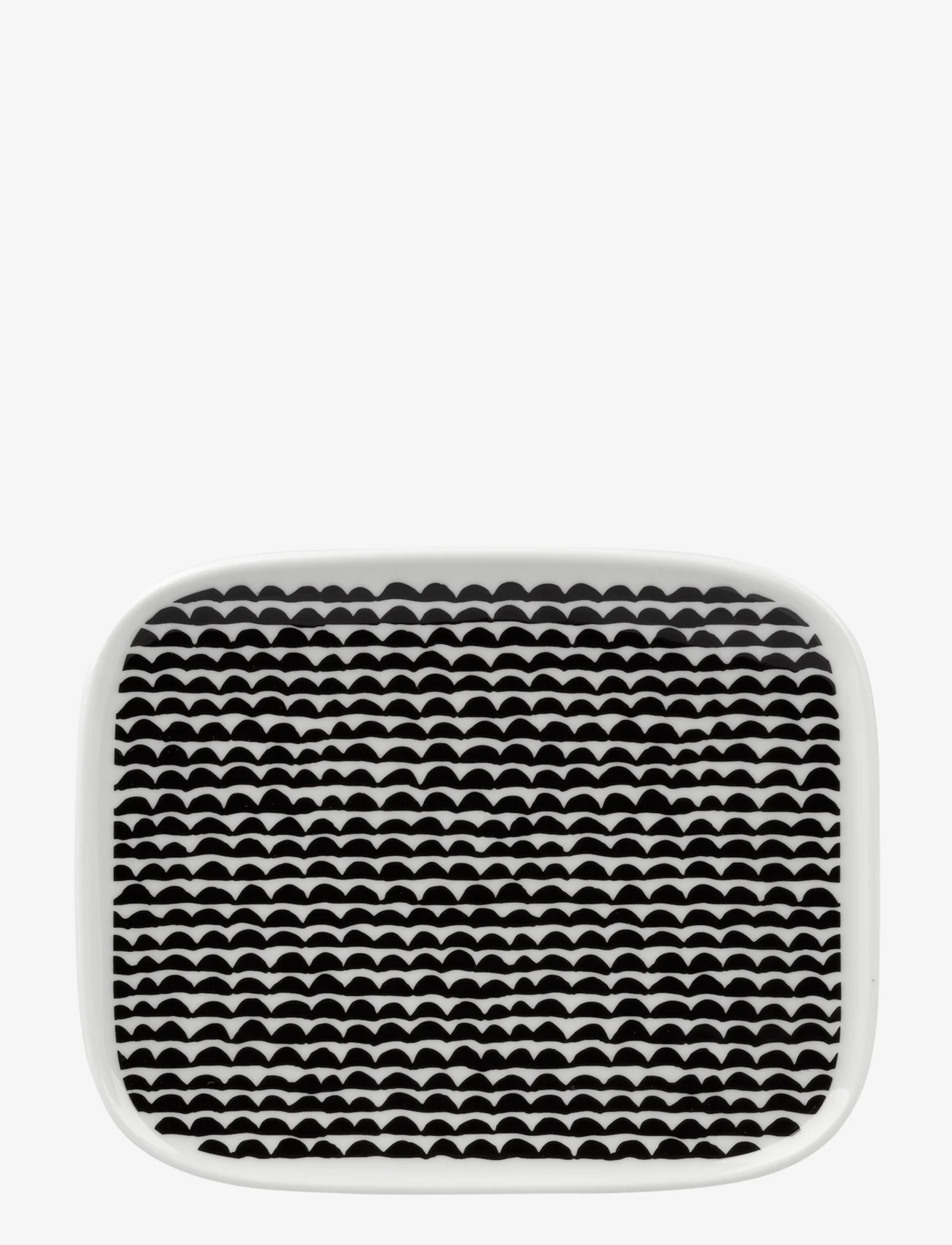 Marimekko Home - PAPAJO PLATE 12X15CM - mažiausios kainos - white, black - 0