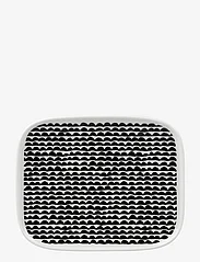 Marimekko Home - PAPAJO PLATE 12X15CM - die niedrigsten preise - white, black - 0