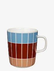 Marimekko Home - TIILISKIVI MUG 2,5 DL - alhaisimmat hinnat - white, light blue, brown - 0