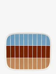Marimekko Home - TIILISKIVI PLATE 15X12 CM - zemākās cenas - white, light blue, brown - 0