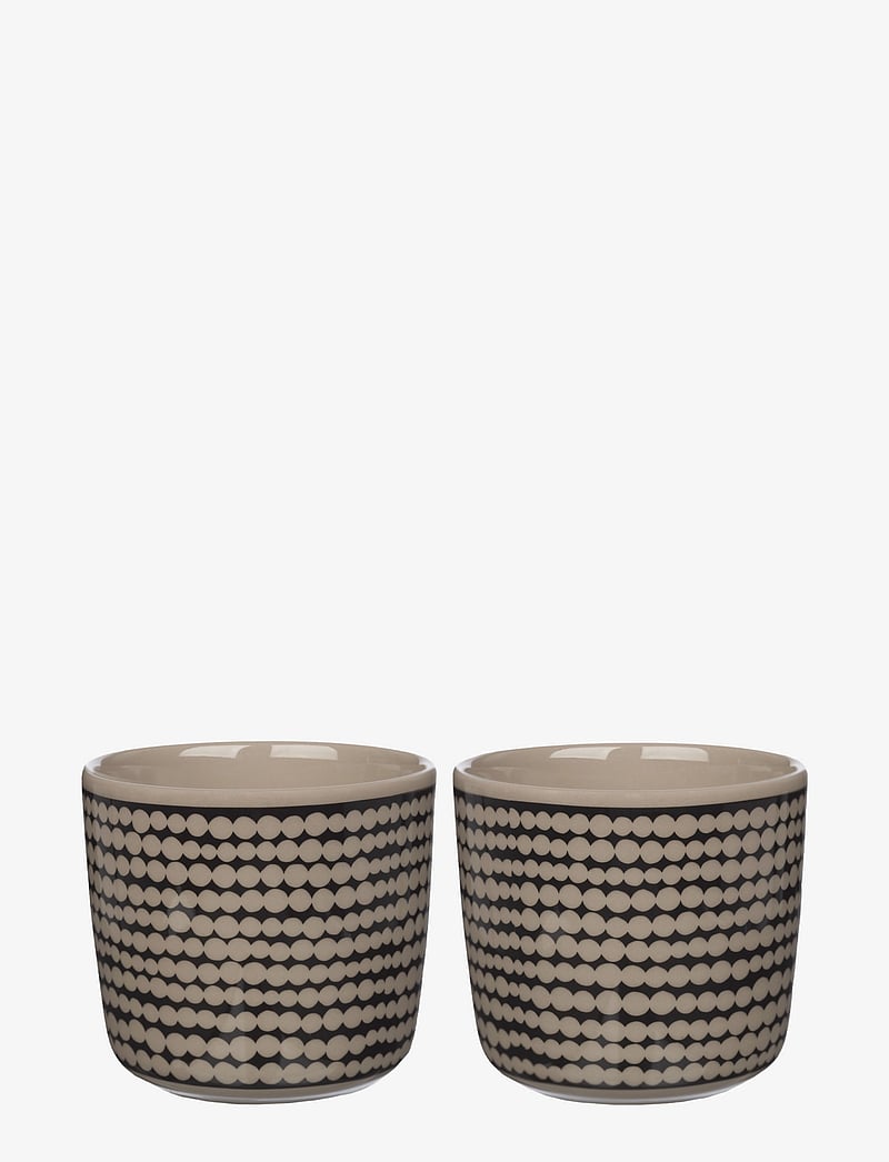 Marimekko Home - SIIRTOLA. CUP 2DL W/OUT H 2PCS - madalaimad hinnad - terra, black - 0