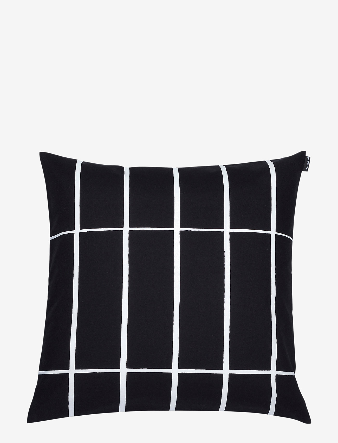 Marimekko Home - TIILISKIVI C.COVER 50X50CM - pudebetræk - black, white - 0