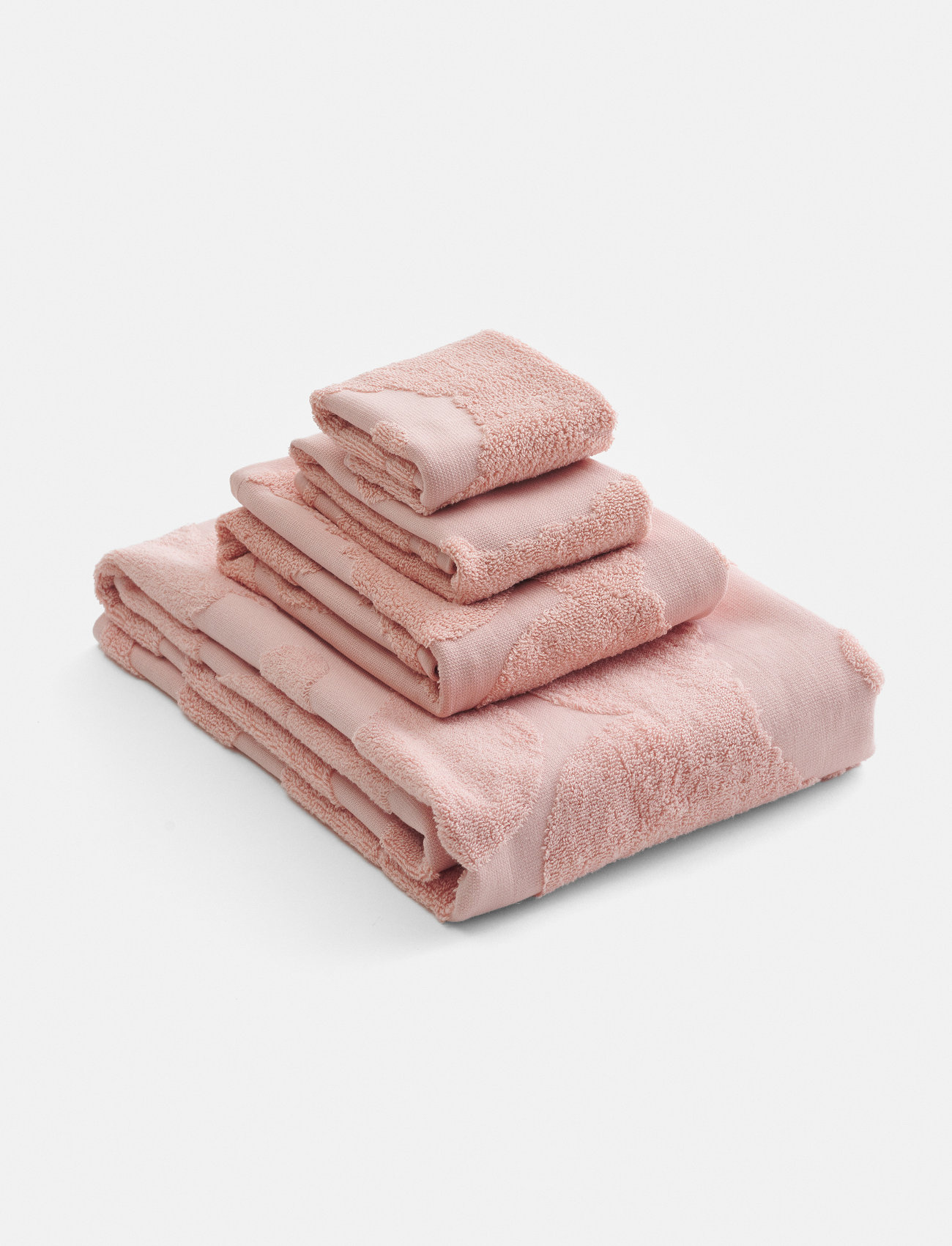Marimekko Home - UNIKKO MINI TOWEL 32X32CM - ansiktshåndklær - pink, powder - 1