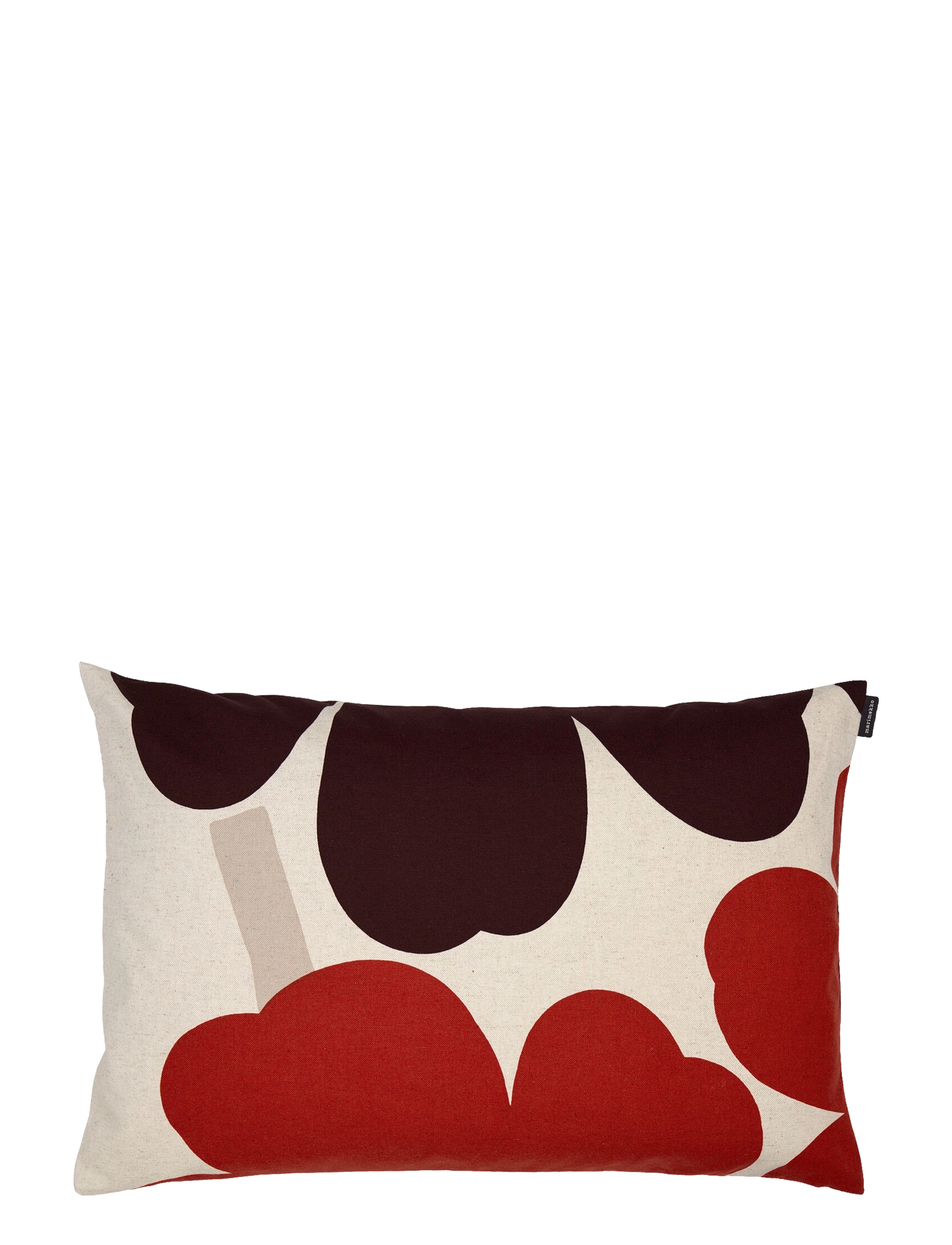 Marimekko Home UNIKKO CUSHION COVER 40X60CM - Tekid ja padjad - COTTON, RED, RED / multi