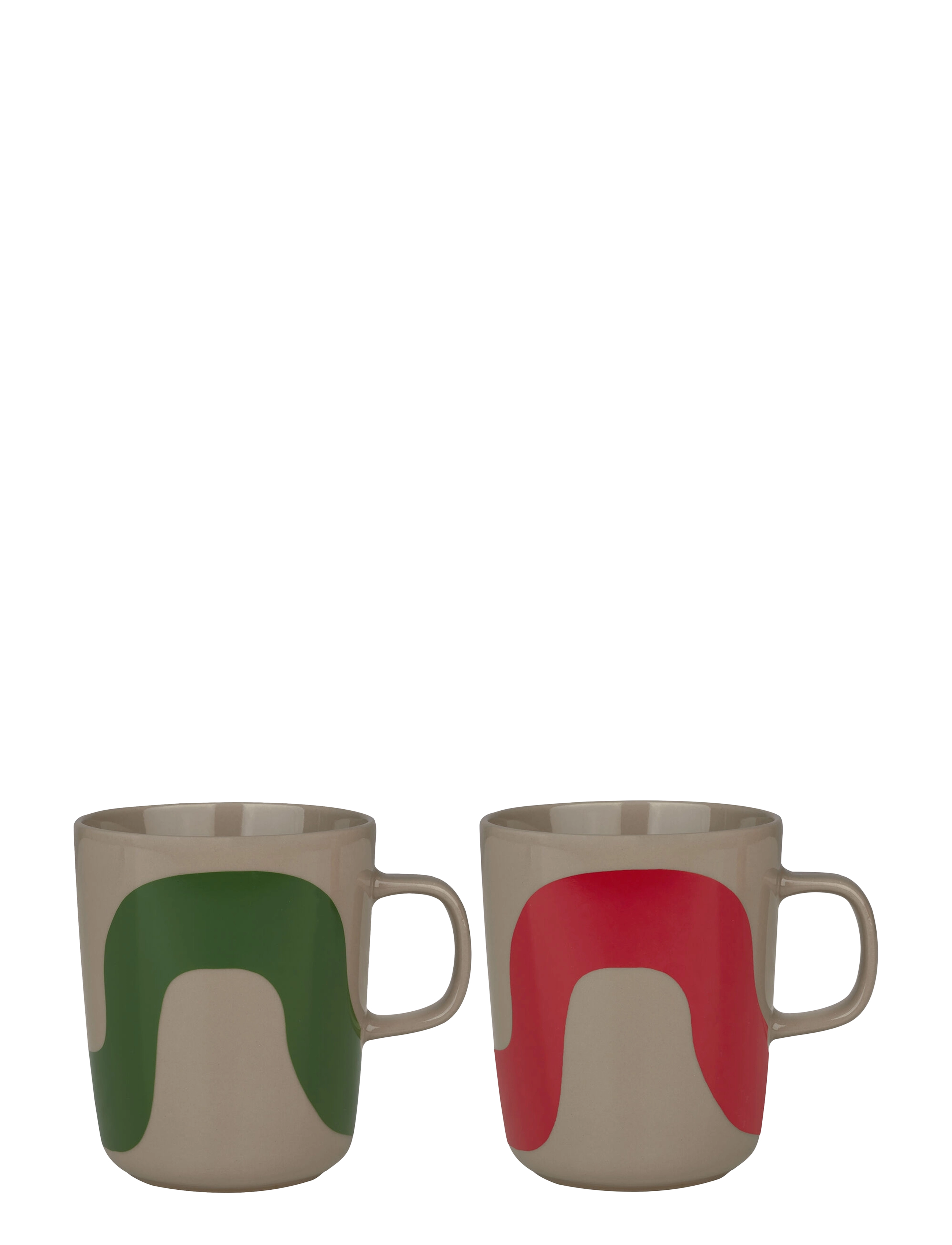 Marimekko Home - SEIREENI MUG - kaffetassen - terra, green, red - 0