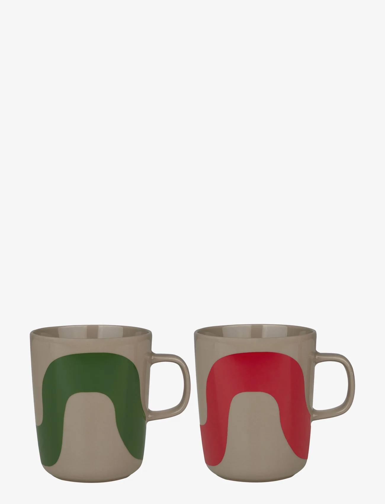 Marimekko Home - SEIREENI MUG - kavos puodeliai - terra, green, red - 0