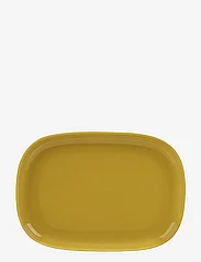Marimekko Home - OIVA SERVING PLATE 23X32CM - trauki uz kājas un šķīvji servēšanai - yellow - 0