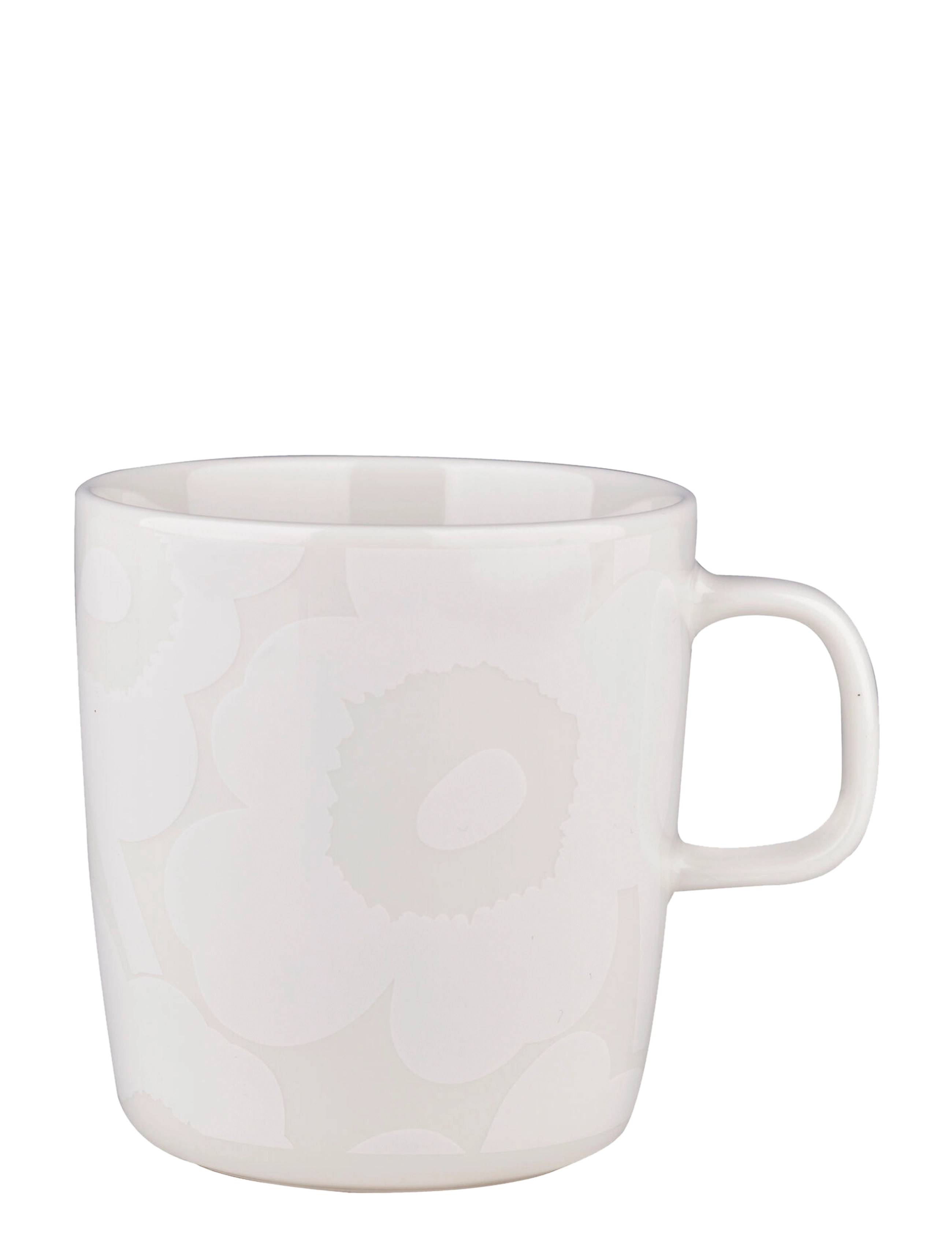 Marimekko Home Unikko Mug 4 Dl, Coffee Kop, Hvid, Str: 40 CL