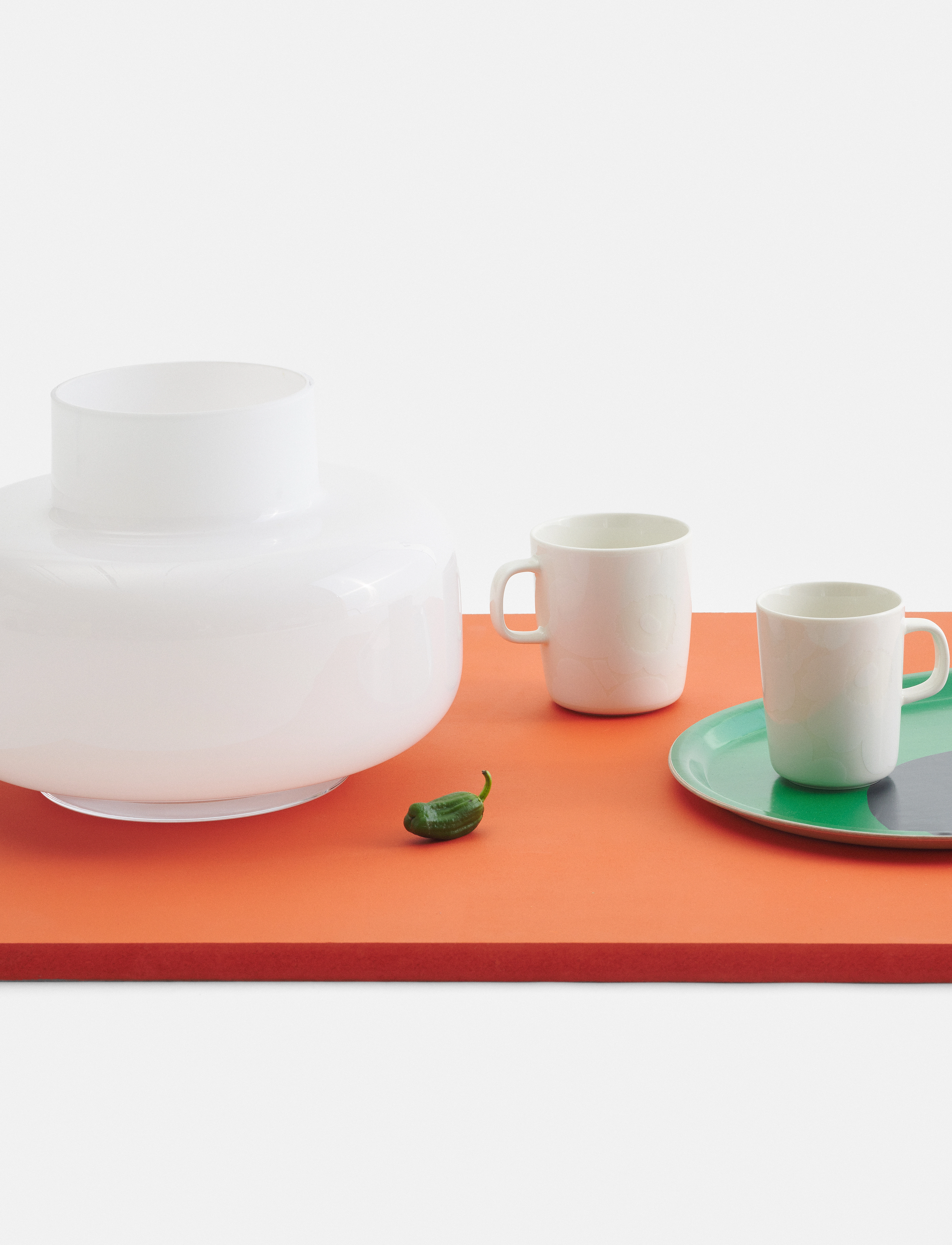 Marimekko Home - UNIKKO MUG 2,5 DL - teekupit - white, natural white - 2