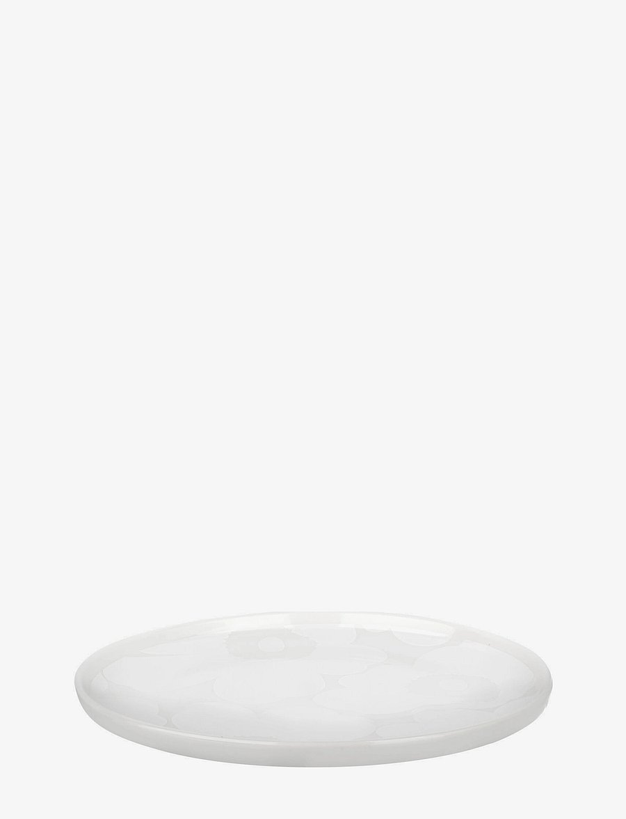 Marimekko Home - UNIKKO PLATE 20CM - väikesed taldrikud - white, off white - 2