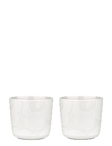 Marimekko Home UNIKKO K.KUPPI 2DL 2 PCS - Kinginõuanded - WHITE, OFF WHITE / white