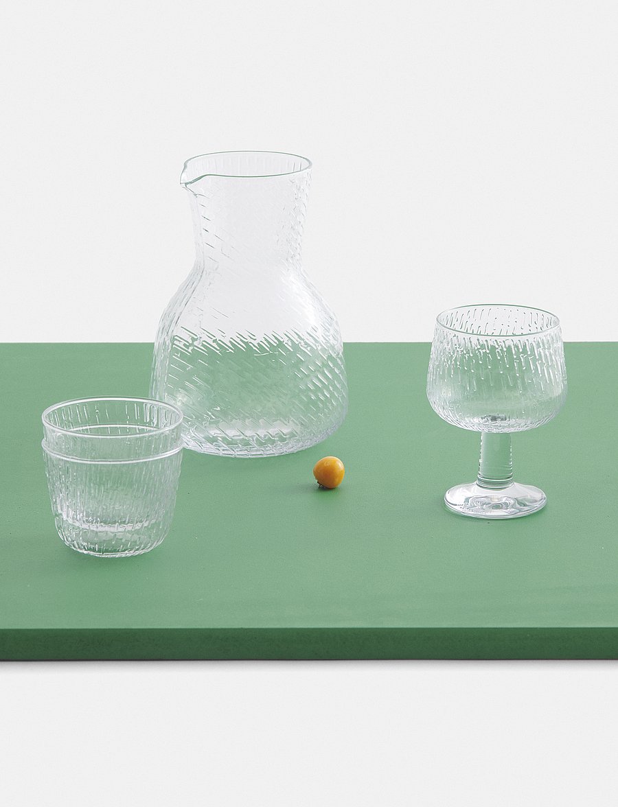Marimekko Home - SYKSY GOBLET 2,5 DL - valge veini pokaalid - clear - 0
