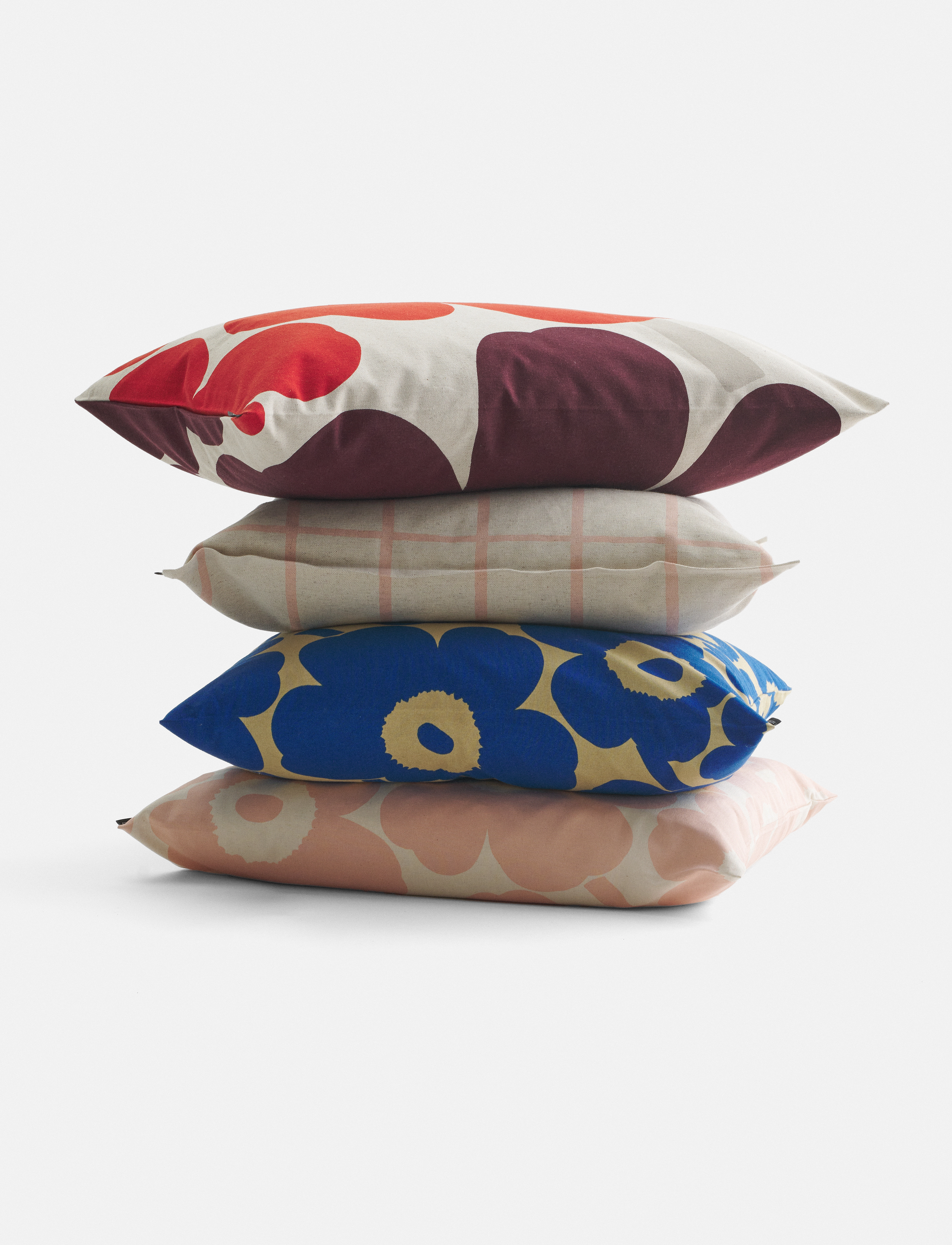 Marimekko Home Pieni Unikko Cushion C. 50X50, 50X50 cm, Pink, Puder & Tæpper > Pudebetræk, Unisex