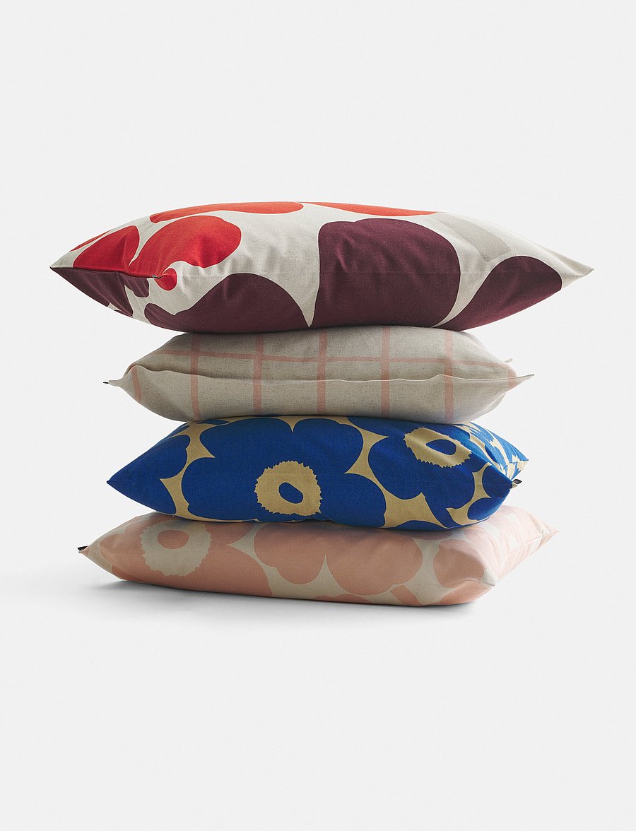 Marimekko Home - PIENI UNIKKO CUSHION C. 50X50 - dekoratīvās spilvendrānas - cotton, peach - 0