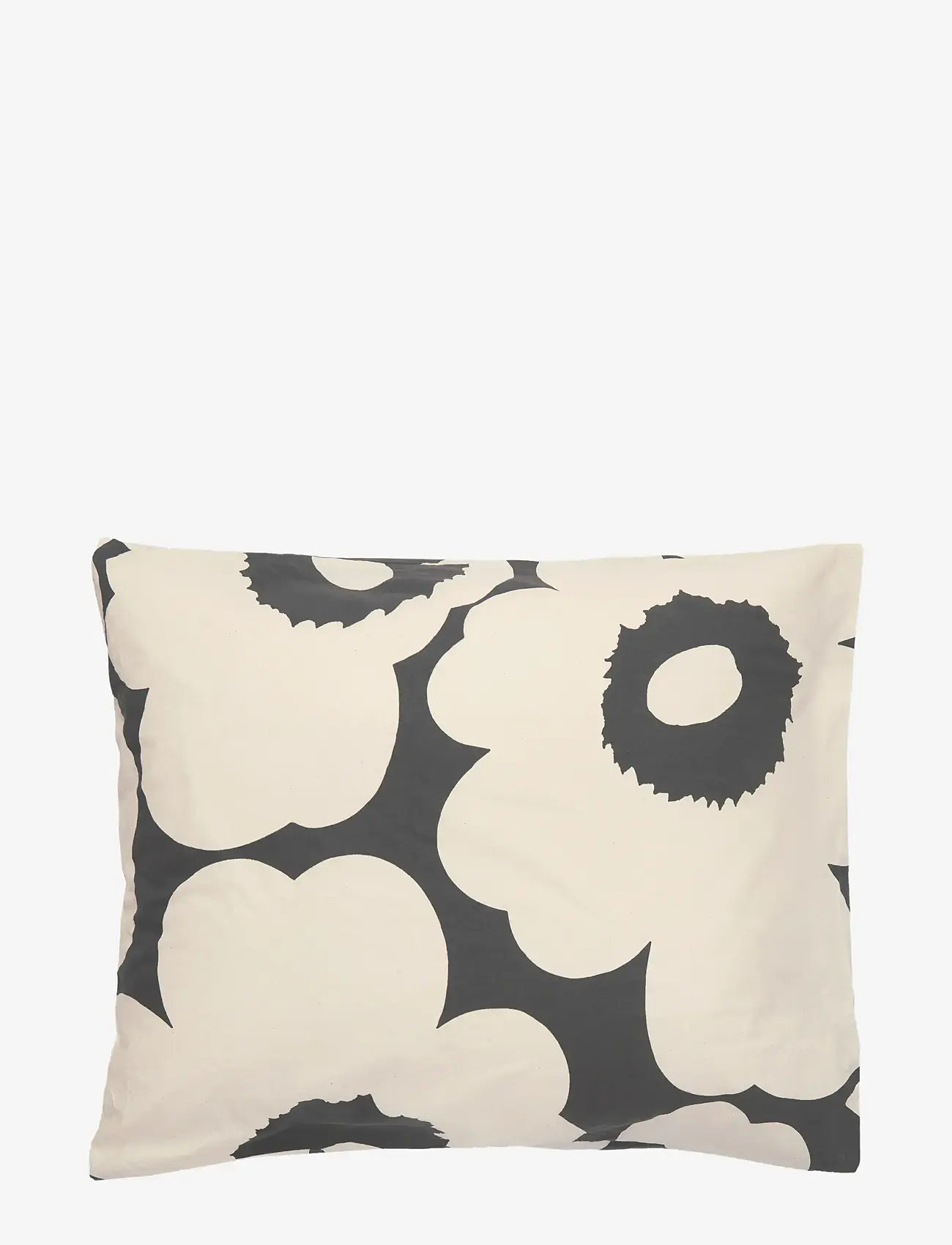Marimekko Home - UNIKKO PC 60X63-65X65CM - køb efter pris - charcoal, off white - 0