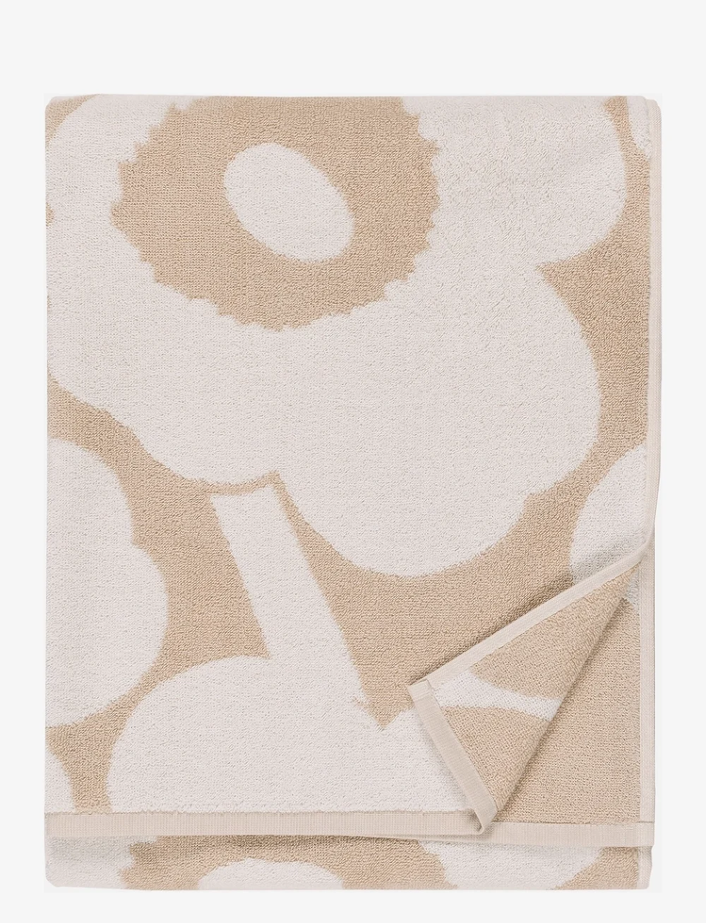 Marimekko Home - UNIKKO BATH TOWEL 70X150 CM - badlakan - beige, white - 1
