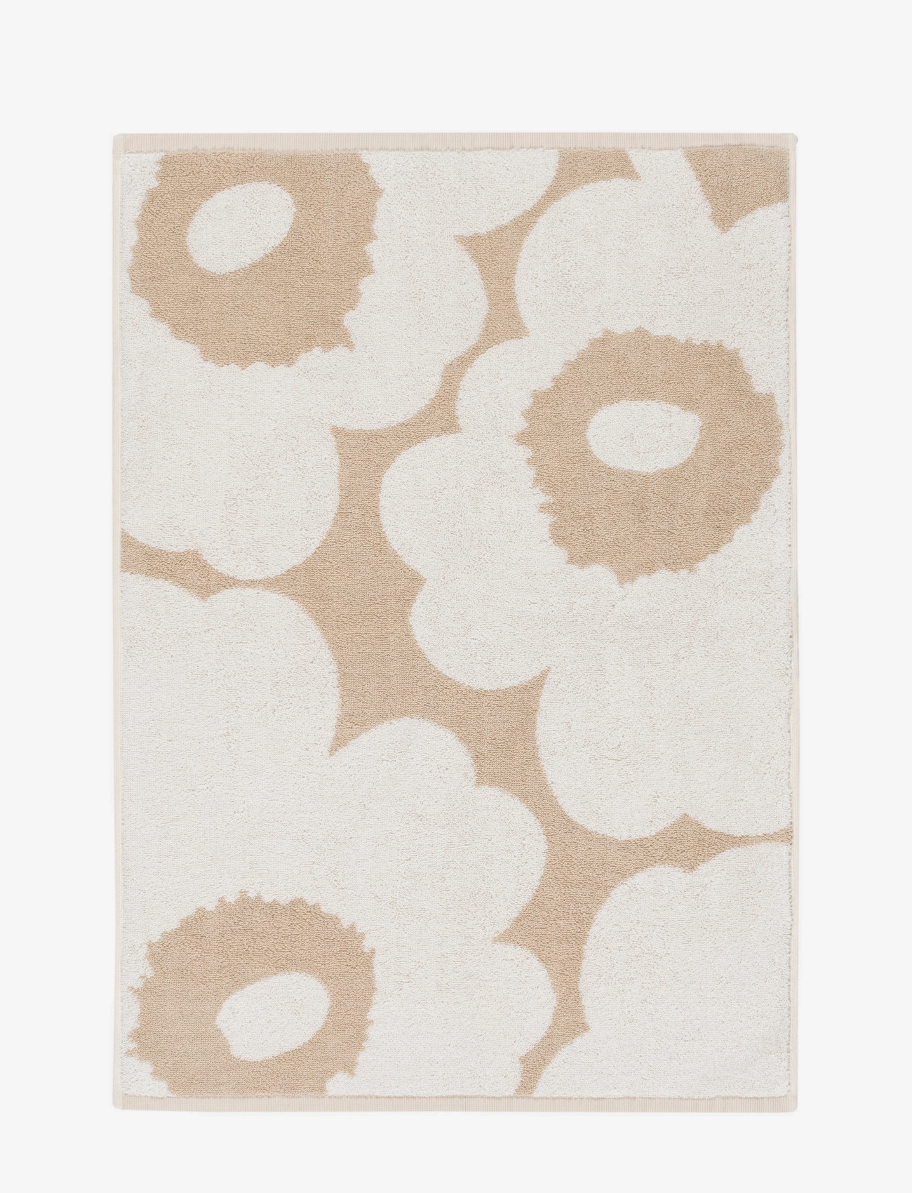 Marimekko Home - UNIKKO HAND TOWEL 50X70 CM - håndklæder - beige, white - 1